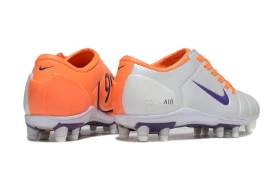 Nike Air Zoom Total 90 III FG Firm Ground Soccer Cleats - White/Purple/Red