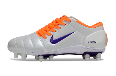 Nike Air Zoom Total 90 III FG Firm Ground Soccer Cleats - White/Purple/Red