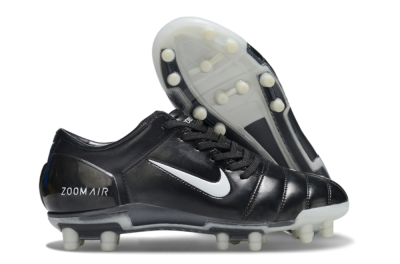 Nike Air Zoom Total 90 III FG Firm Ground Soccer Cleats - Black/White