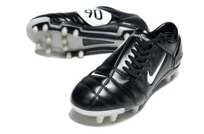 Nike Air Zoom Total 90 III FG Firm Ground Soccer Cleats - Black/White