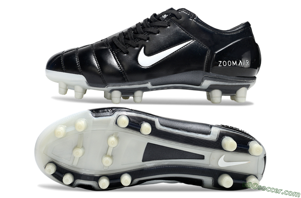 Nike Air Zoom Total 90 III FG Firm Ground Soccer Cleats - Black/White 0