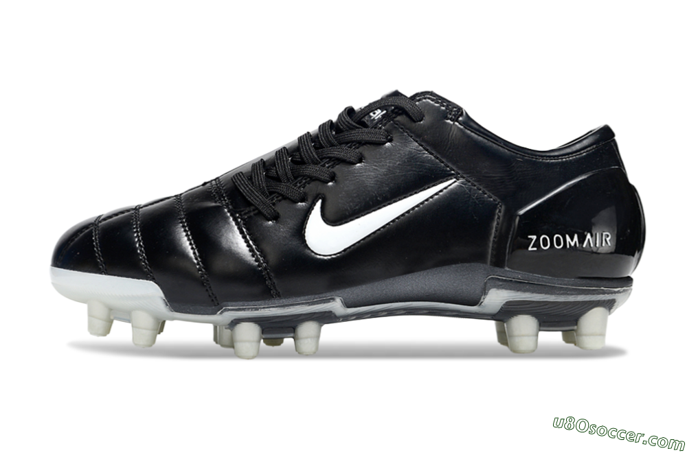 Nike Air Zoom Total 90 III FG Firm Ground Soccer Cleats - Black/White 2