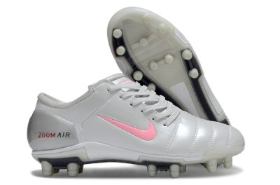 Nike Air Zoom Total 90 III FG Firm Ground Soccer Cleats - Silver/Pink/Red