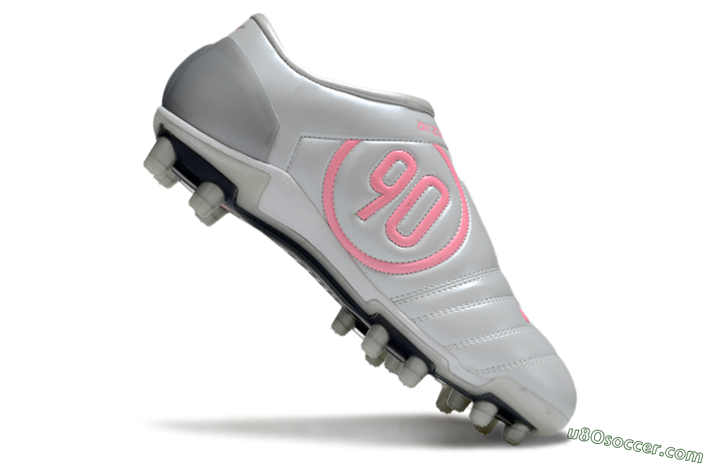 Nike Air Zoom Total 90 III FG Firm Ground Soccer Cleats - Silver/Pink/Red 4