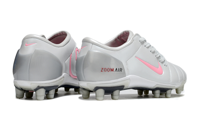 Nike Air Zoom Total 90 III FG Firm Ground Soccer Cleats - Silver/Pink/Red