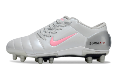 Nike Air Zoom Total 90 III FG Firm Ground Soccer Cleats - Silver/Pink/Red