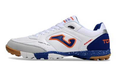 Joma Top Flex TF Artificial Turf Soccer Shoes - White/Red/Blue