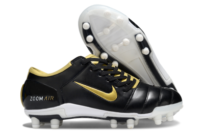 Nike Air Zoom Total 90 III FG Firm Ground Soccer Cleats - Black/Gold/White