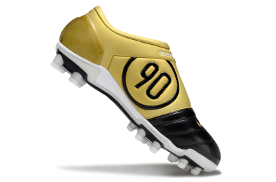 Nike Air Zoom Total 90 III FG Firm Ground Soccer Cleats - Black/Gold/White