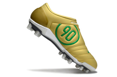 Nike Air Zoom Total 90 III FG Firm Ground Soccer Cleats - Gold/Green/White