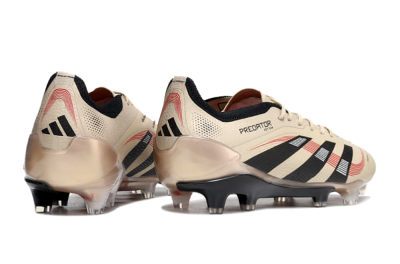 Adidas Predator 25 Elite FG Firm Ground Soccer Cleats - Gold/Black/Red
