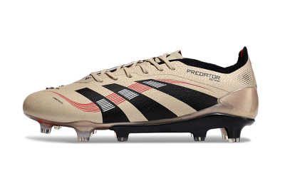 Adidas Predator 25 Elite FG Firm Ground Soccer Cleats - Gold/Black/Red