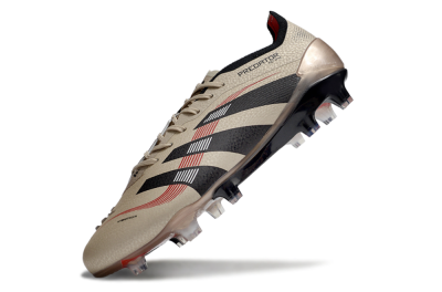 Adidas Predator 25 Elite FG Firm Ground Soccer Cleats - Gold/Black/Red