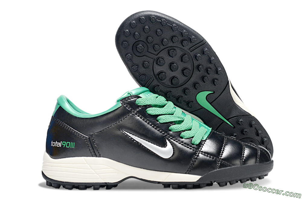 Nike Air Zoom Total 90 III TF Artificial Turf Soccer Shoes - Black/Silver/White 1