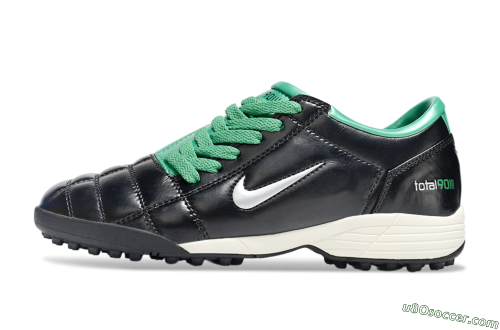 Nike Air Zoom Total 90 III TF Artificial Turf Soccer Shoes - Black/Silver/White 2