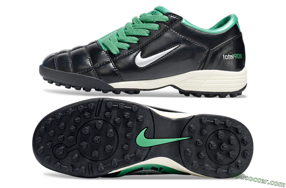 Nike Air Zoom Total 90 III TF Artificial Turf Soccer Shoes - Black/Silver/White 0