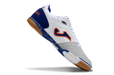 Joma Top Flex IC Indoor & Futsal Soccer Shoes - White/Red/Blue