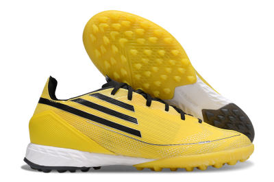 Adidas F50 Pro TF Artificial Turf Soccer Shoes - Yellow/Black/White