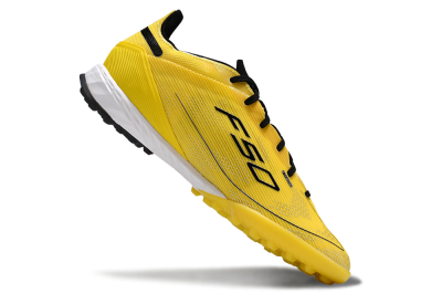 Adidas F50 Pro TF Artificial Turf Soccer Shoes - Yellow/Black/White