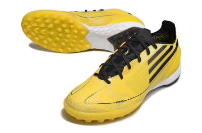Adidas F50 Pro TF Artificial Turf Soccer Shoes - Yellow/Black/White
