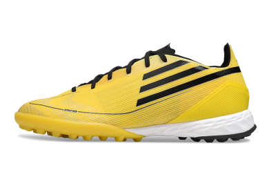 Adidas F50 Pro TF Artificial Turf Soccer Shoes - Yellow/Black/White