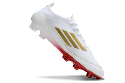 Adidas F50 Elite FG Firm Ground Soccer Cleats - White/Red/Gold