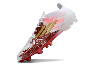 Adidas F50 Elite FG Firm Ground Soccer Cleats - White/Red/Gold