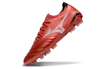 Mizuno Morelia Neo 4 FG Firm Ground Soccer Cleats - Red/White/Black