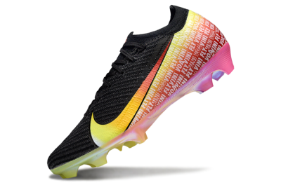 Nike Air Zoom Mercurial Vapor 16 Elite FG Firm Ground Soccer Cleats - Black/Red/Yellow