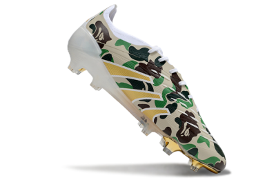 Adidas Predator 25 Elite FG Firm Ground Soccer Cleats - Camo/White/Gold