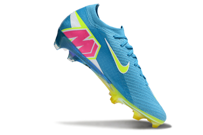 Nike Air Zoom Mercurial Vapor 16 Elite FG Firm Ground Soccer Cleats - Blue/Yellow/White