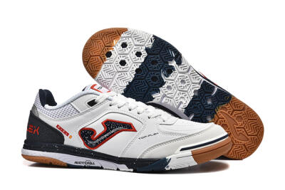 Joma Top Flex IC Indoor & Futsal Soccer Shoes - White/Red/Black