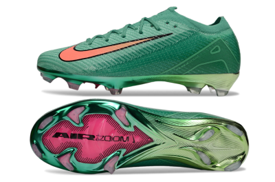 Nike Air Zoom Mercurial Vapor 15 Elite FG Firm Ground Soccer Cleats - Green/Black/Red