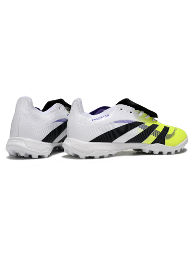 Adidas Predator 25 Elite Foldover Tongue TF Artificial Turf Soccer Shoes - Yellow/Black/White