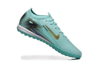 Nike Air Zoom Mercurial Vapor 16 Elite TF Artificial Turf Soccer Shoes - Jade/Gold/Black