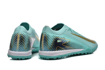 Nike Air Zoom Mercurial Vapor 16 Elite TF Artificial Turf Soccer Shoes - Jade/Gold/Black
