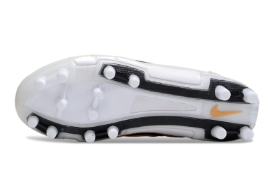 Nike Air Zoom Total 90 III FG Firm Ground Soccer Cleats - White/Black/Gold
