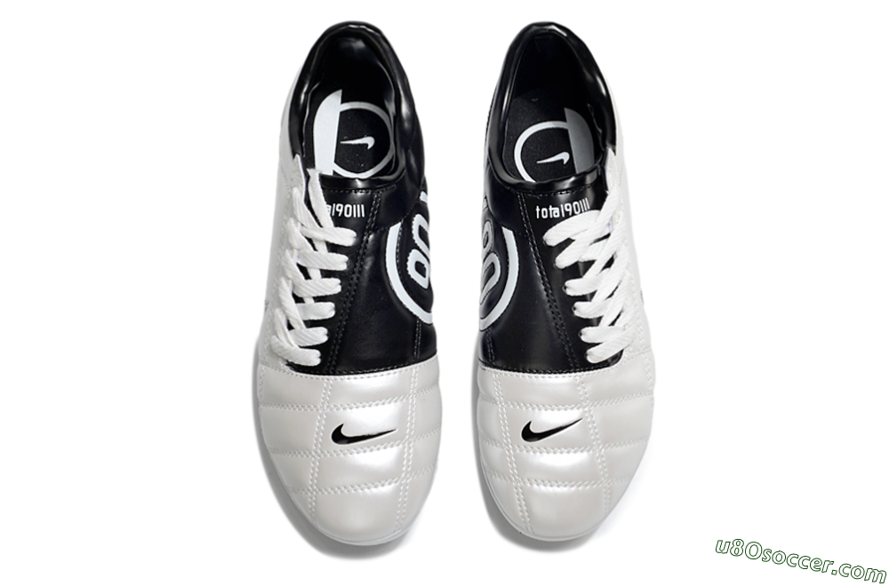 Nike Air Zoom Total 90 III FG Firm Ground Soccer Cleats - Beige/Black/White 4