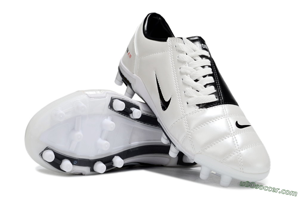 Nike Air Zoom Total 90 III FG Firm Ground Soccer Cleats - Beige/Black/White 3