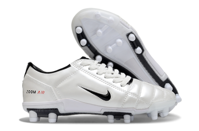 Nike Air Zoom Total 90 III FG Firm Ground Soccer Cleats - Beige/Black/White