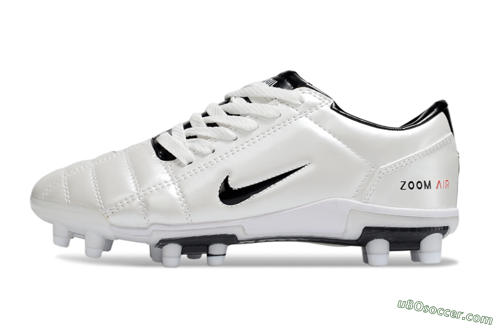 Nike Air Zoom Total 90 III FG Firm Ground Soccer Cleats - Beige/Black/White 2