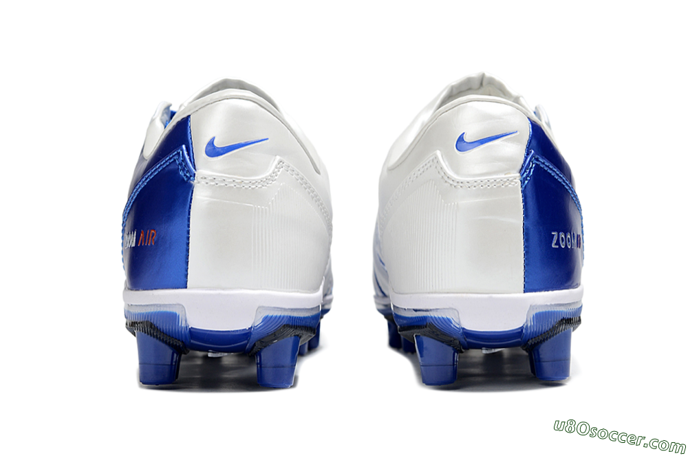 Nike Air Zoom Total 90 III FG Firm Ground Soccer Cleats - Blue/Silver/White 5