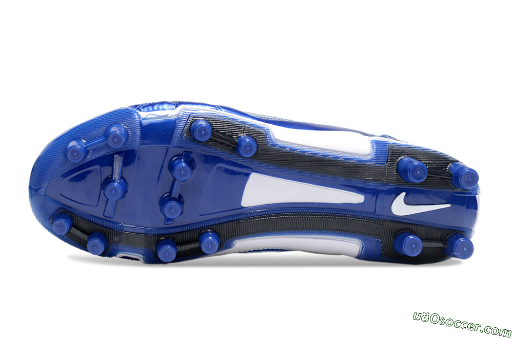 Nike Air Zoom Total 90 III FG Firm Ground Soccer Cleats - Blue/Silver/White 6