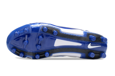Nike Air Zoom Total 90 III FG Firm Ground Soccer Cleats - Blue/Silver/White