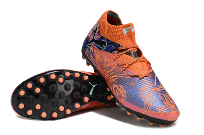 Puma Future 8 Ultimate MG Multi Ground Soccer Cleats - Orange/Pink/Blue