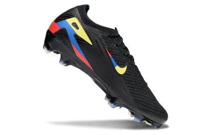 Nike Air Zoom Mercurial Vapor 16 Elite FG Firm Ground Soccer Cleats - Black/Yellow/Blue/Red