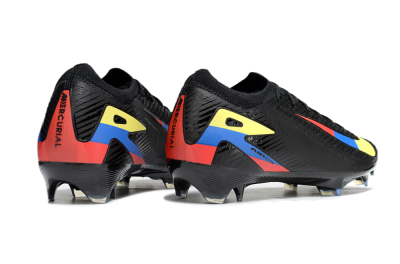 Nike Air Zoom Mercurial Vapor 16 Elite FG Firm Ground Soccer Cleats - Black/Yellow/Blue/Red
