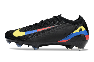 Nike Air Zoom Mercurial Vapor 16 Elite FG Firm Ground Soccer Cleats - Black/Yellow/Blue/Red