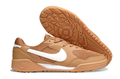 Nike Terra Manta TF Artificial Turf Soccer Shoes - Brown/White
