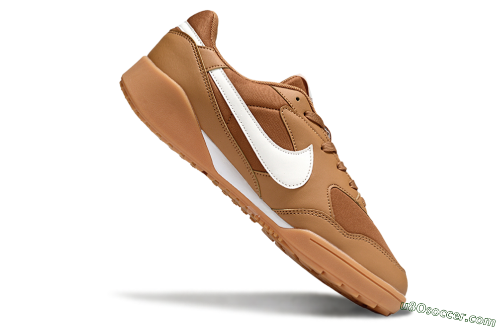 Nike Terra Manta TF Artificial Turf Soccer Shoes - Brown/White 4